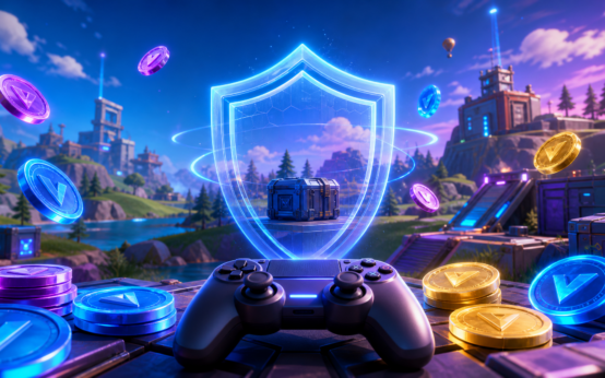 Fortnite-inspired safe gaming guide hero image for V-Bucks value tips